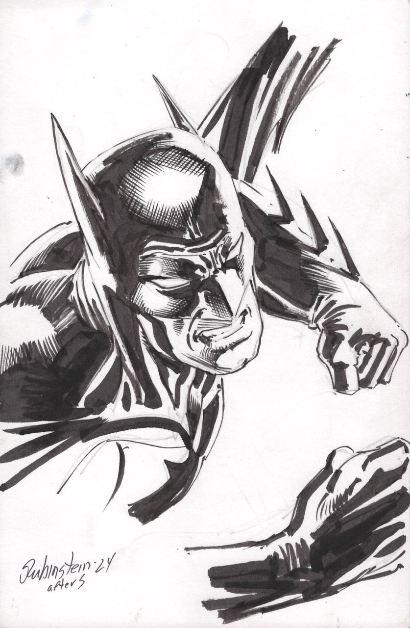 Batman Back Board Sketch
