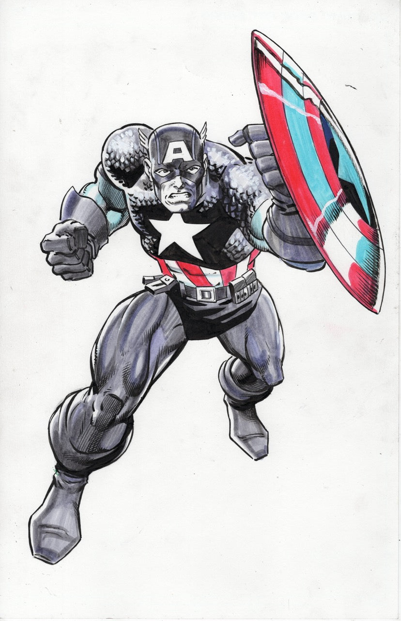 Captain America Full Figure Colored