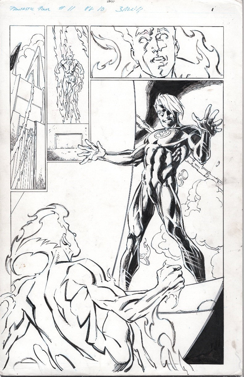 Fantastic Four, Human Torch published page