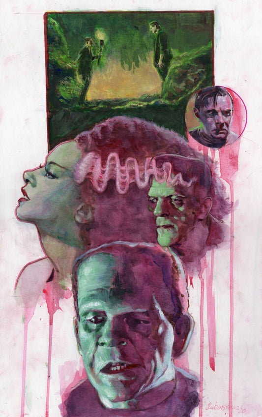 Frankenstein Painting