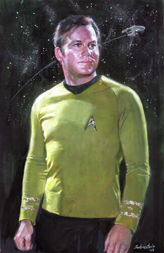 Captain Kirk / William Shatner Portrait - SOLD