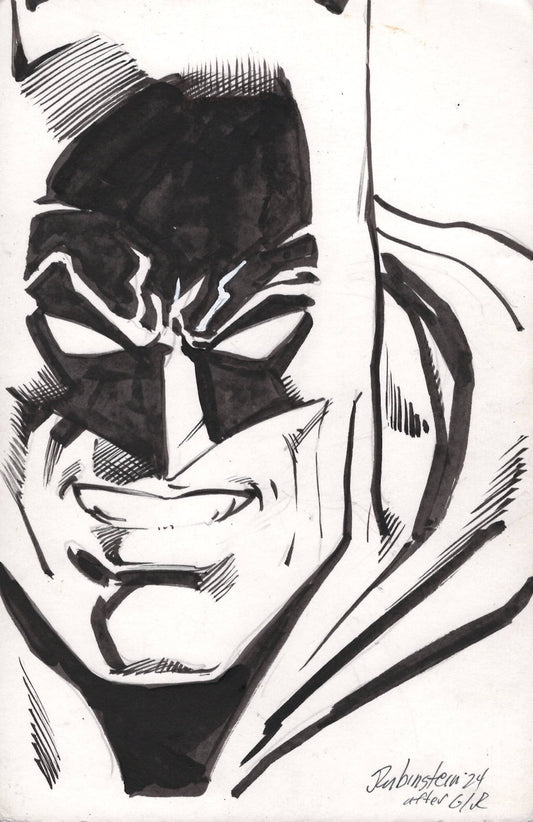 Batman Back Board Sketch