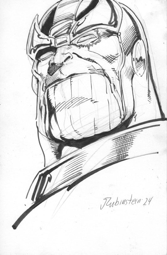 Thanos Back Board Sketch