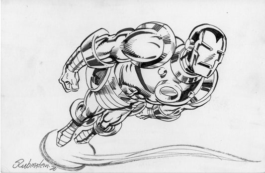 Iron Man Back Board Sketch