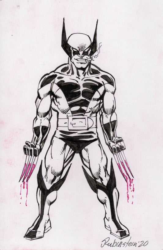 Wolverine Back Board Sketch