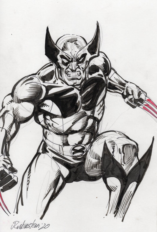 Wolverine Back Board Sketch