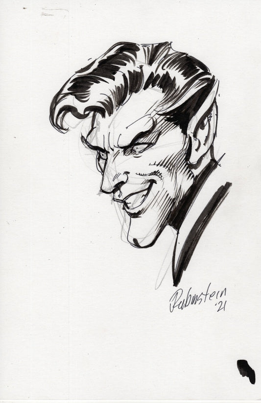 Nightcrawler Back Board Sketch