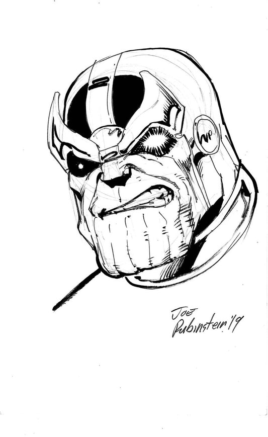 Thanos Back Board Sketch