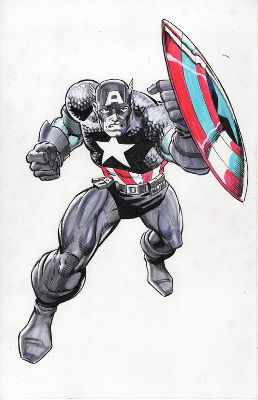 Captain America Full Figure Colored