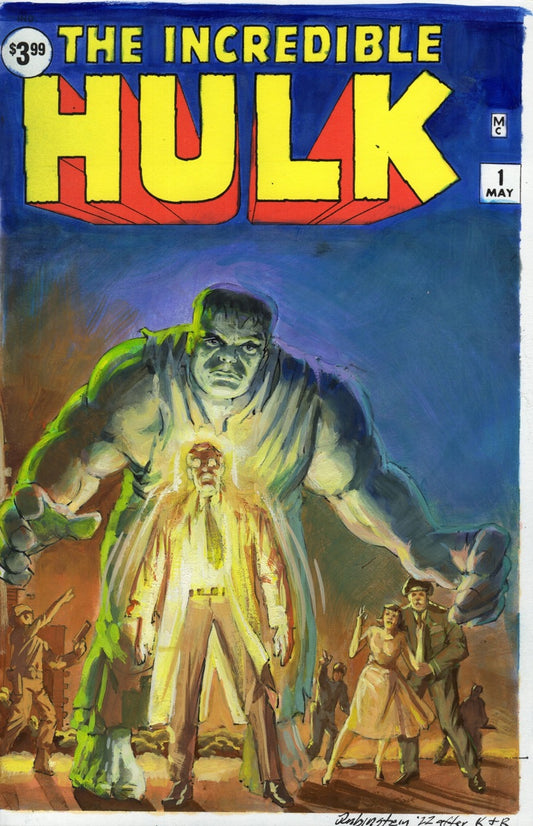 Incredible Hulk #1 Recreation Painting SOLD