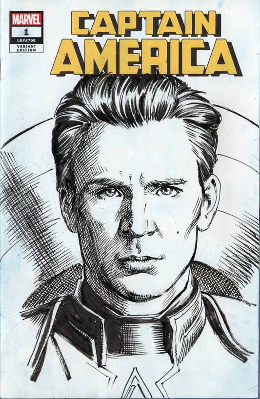Captain America / Chris Evans Illustration SOLD