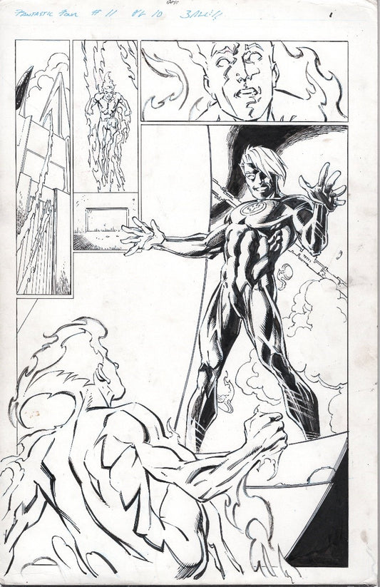 Fantastic Four, Human Torch published page
