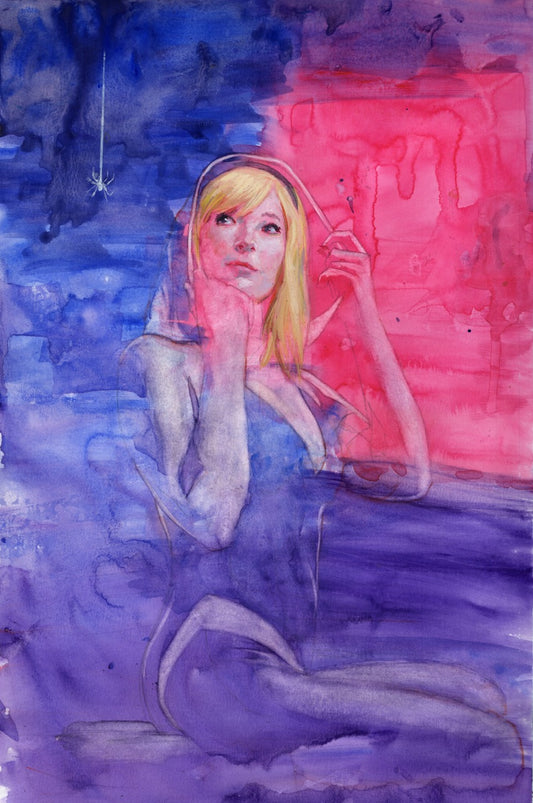 SpiderGwen Painting - SOLD