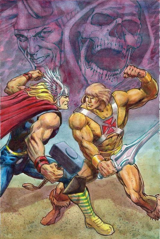 Thor & He-Man Illustration SOLD