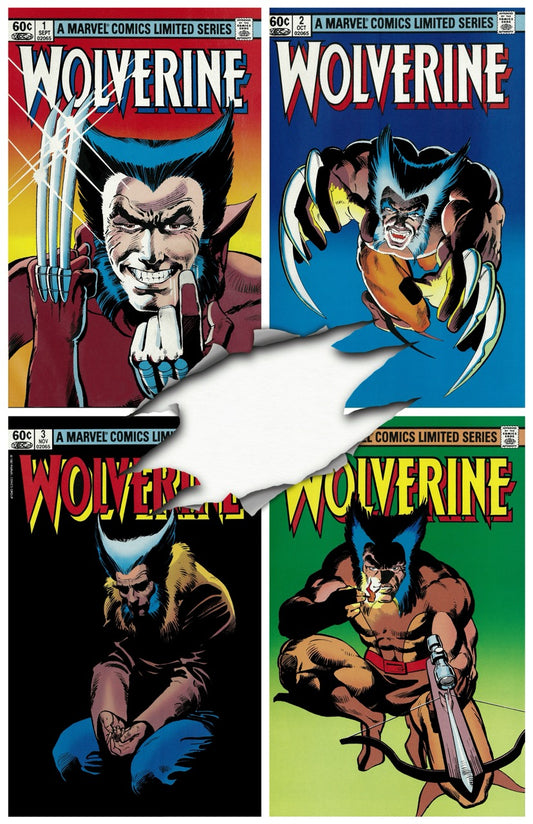 Wolverine Covers torn for Remarque print